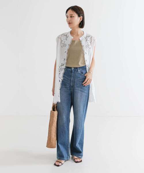 「URBAN RESEARCH」 デニムパンツ 36 ブルー レディース_画像7