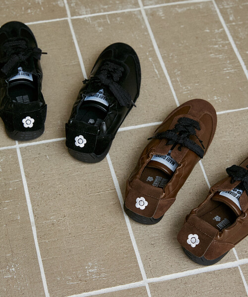 「MARY QUANT」 ローカットスニーカー 24 ブラック レディース_画像5