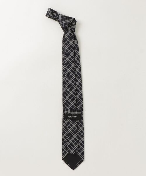 BURBERRY BLACK LABEL チェック柄ネクタイ BURBERRY BLACK LABEL（バーバリーブラックレーベル） チェック柄