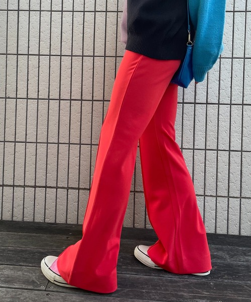 「mi via loca」 ブーツカットパンツ FREE ブラック レディース_画像5