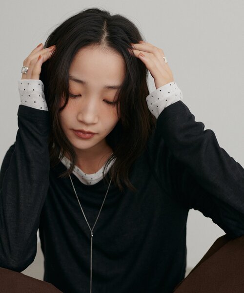 tシャツ レイヤードシアーパックTシャツ「WEB限定カラーあり」 レディース | Discoat | 21