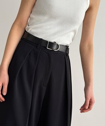 ベルト El mar　オーバルバックルレザーベルト レディース｜ZOZOTOWN Yahoo!店