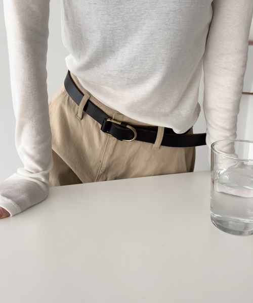 CANAL JEAN（キャナルジーン） ベルト El mar ノンホールバックル