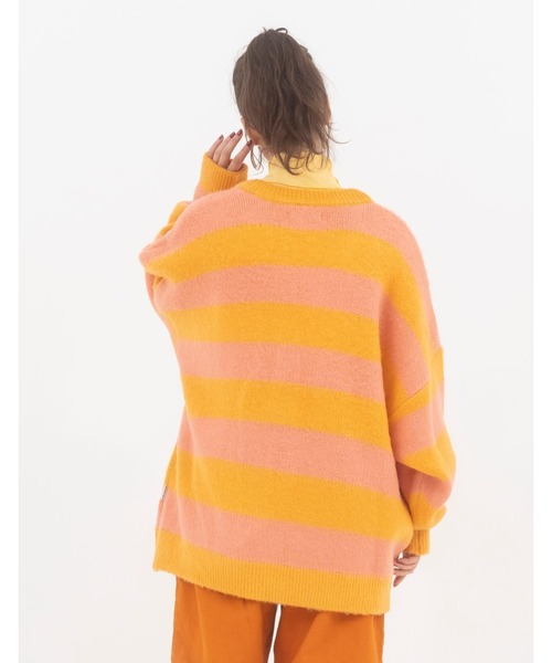 カーディガン レディース 「Little sunny bite」Stripe knit cardigan｜zozo｜11