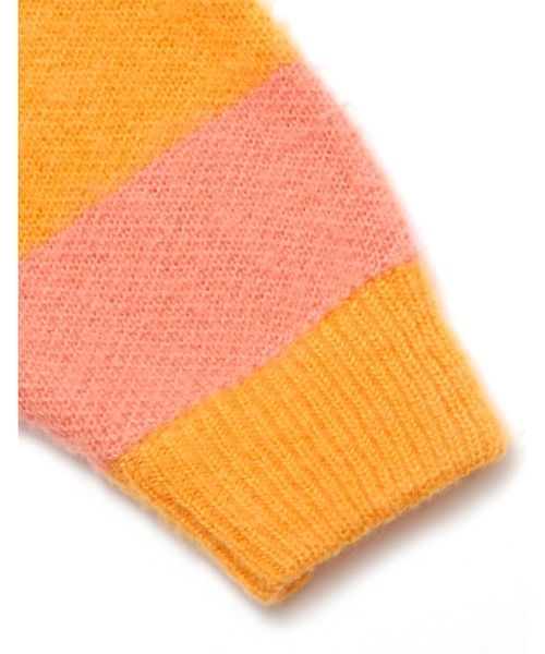 カーディガン 「Little sunny bite」Stripe knit cardigan レディース Little sunny bite カーディガン 「Little bite」Stripe knit