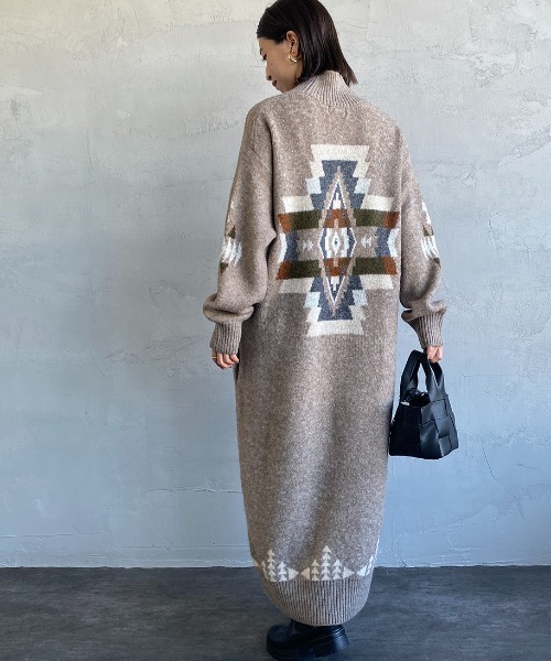 PENDLETON（ペンドルトン） ワンピース ネイティブ柄 タートルネック