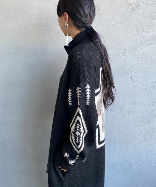 PENDLETON（ペンドルトン） ワンピース ネイティブ柄 タートルネック