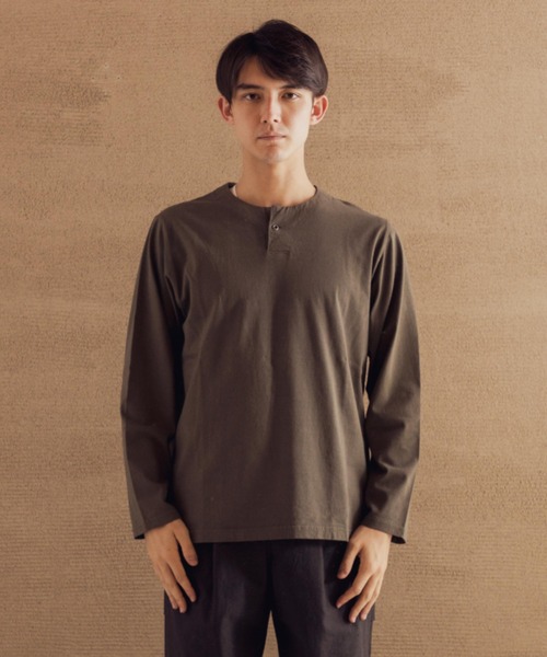 Jackman（ジャックマン） ヘンリーネック tシャツ L/S Henleyneck T