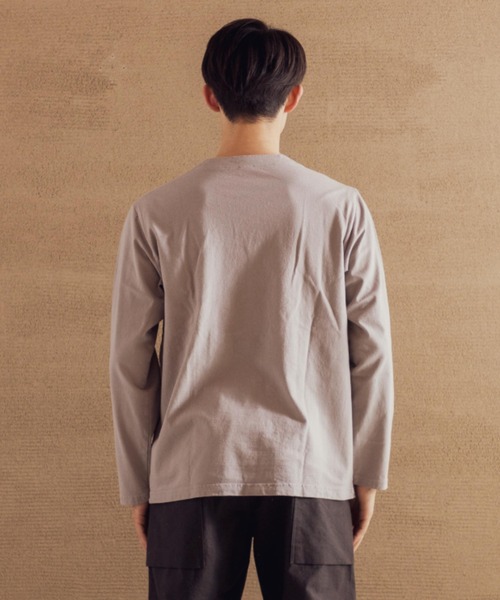 Jackman（ジャックマン） ヘンリーネック tシャツ L/S Henleyneck T 