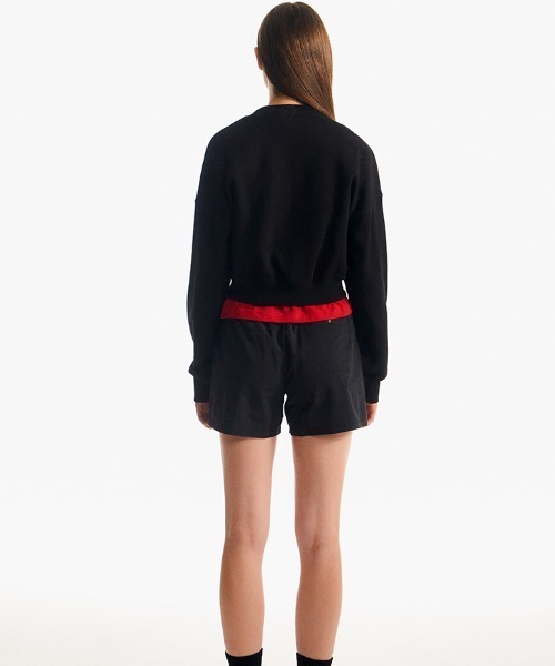 トレーナー スウェット KIRSH BIG CHERRY CROP SWEATSHIRT