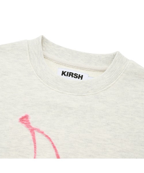 トレーナー スウェット KIRSH BIG CHERRY CROP SWEATSHIRT