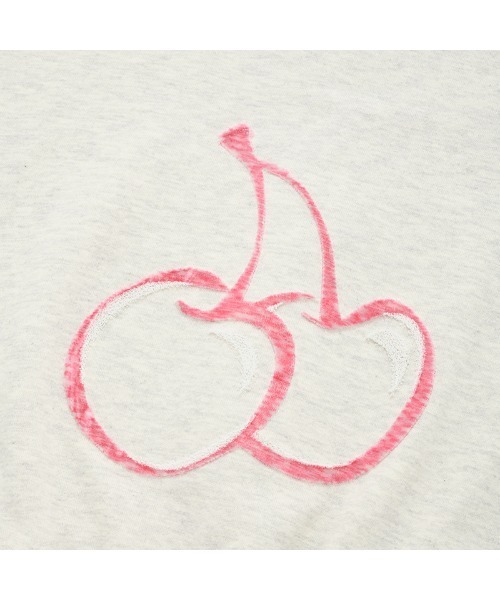 トレーナー スウェット KIRSH BIG CHERRY CROP SWEATSHIRT/キルシービッグチェリークロップスウェット「S」 レディース KIRSH（キルシー）の「KIRSH BIG CHERRY CROP SWEATSHIRT