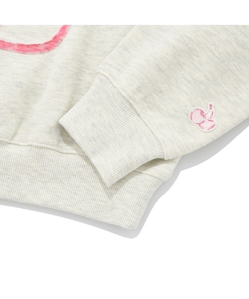 トレーナー スウェット KIRSH BIG CHERRY CROP SWEATSHIRT/キルシー