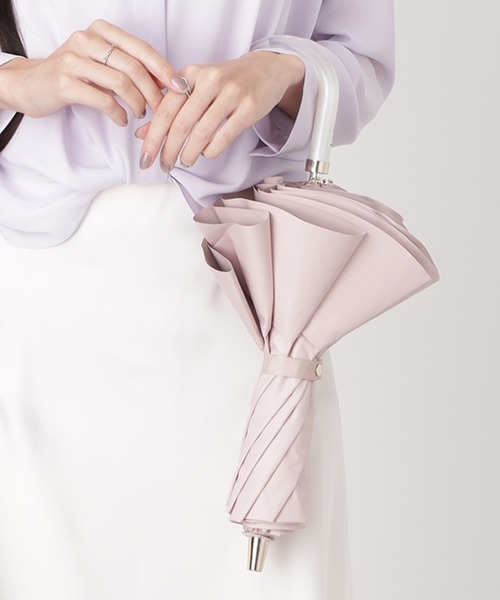 素敵に…LANVIN ロイヤルブルー⭐︎ フリル日傘⭐︎一級遮光 LANVIN en Bleu 折りたたみ傘 「新色追加」一級遮光 晴雨兼用