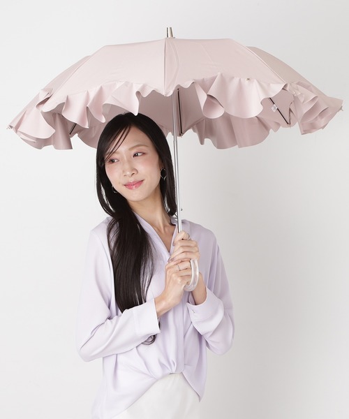 LANVIN en Bleu 折りたたみ傘 「新色追加」一級遮光 晴雨兼用