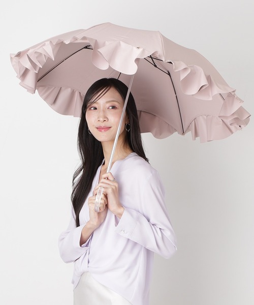 LANVIN en Bleu 折りたたみ傘 「新色追加」一級遮光 晴雨兼用