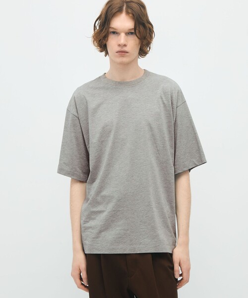CABaN / キャバン コットン ドロップショルダー クルーネック プルオーバー Tシャツ CABaN コットン ドロップショルダークルーネックプル