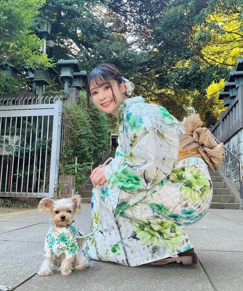 サロンドハピネス　犬と猫柄の浴衣 愛犬・愛猫とおそろいの新作浴衣で夏の思い出をつくろう