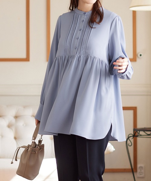 alotta（アロッタ） チュニック ピンタックブラウスチュニック