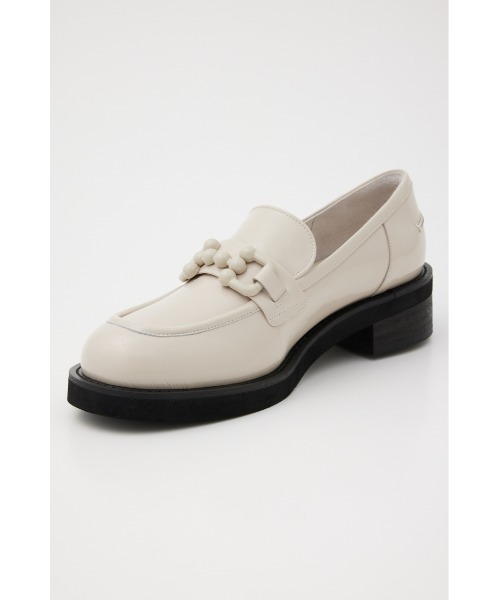 け*ん様 STACCATO ホワイトレザー ローファー スリッポン24.5美品 STACCATO ローファー ロッドンビーンズローファー レディース