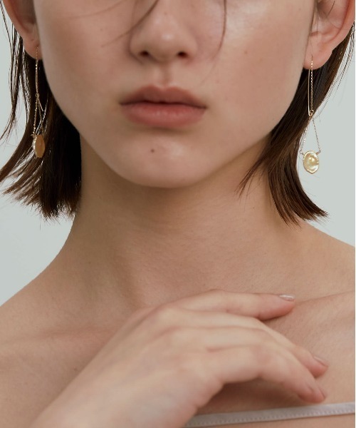 安心国内発送【WING BLING】14k post ERIKA PEARL パール ピアス セール】YU-KA:ドロップパールピアス drop Pearl pierce（ピアス