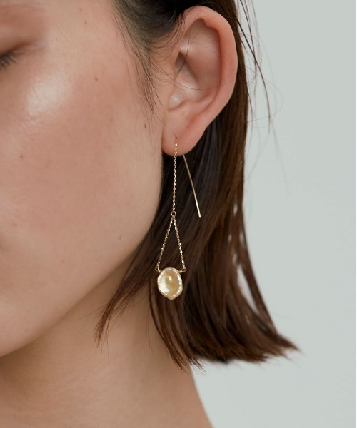 JOSE MOON（ジョゼムーン） ピアス PEARL SWING EARRINGS/パール