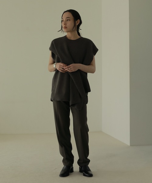 MANOF（マノフ） パンツ POCKET STITCH CENTER PRESS PANTS レディース 