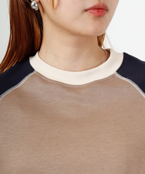 tシャツ a.n.l 　ボア切替プルオーバー レディース tシャツ a.n.l ボア切替プルオーバー レディース : ZOZOTOWN