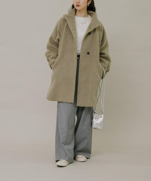 【超特価】 RESEARCH URBAN コート バルカラーシャギーコート アウター ジャケット・アウター