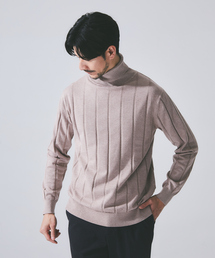 高品質 ABAHOUSE GRAY セーター ニット 「カシミアタッチ」シャドー トップス