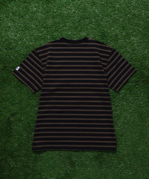 Tシャツ(半袖/袖なし) Border Lace T-shirt semoh - 【25SS】ミセス 若井さん着用 ボーダー プリント Tシャツ 半袖