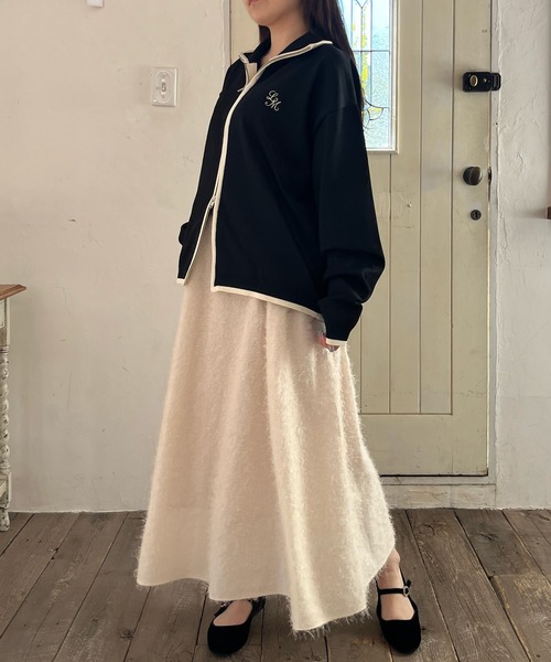 LANTINAM（ランティナム） カーディガン 「ユニセックス」バイカラー