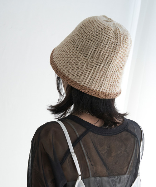 VENCE EXCHANGE 帽子 ハット トリミングニットサーモハット