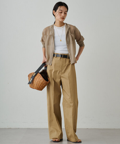 Loungedress ニット シアーポケットカーディガン レディース  