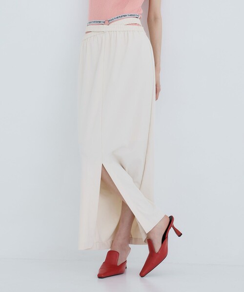 スカート thingsthatmatter GLITTER JERSEY JACQUARD LAYERED SKIRT | BOTTOMS | STORE