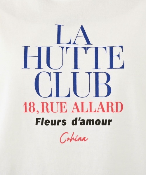 tシャツ 「 LA HUTTE」別注 PHOTOＴシャツ レディース 12526006_rd_1200x1200_crop_cen