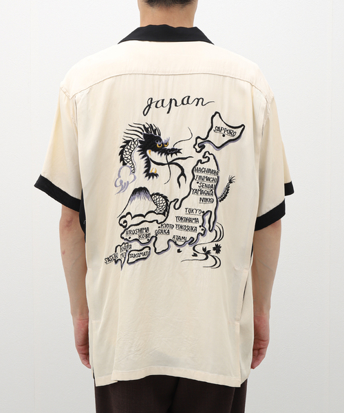 TAILOR TOYO シャツ 半袖 / テーラー東洋 SUKA SHIRTDRAGONJAPAN MAP