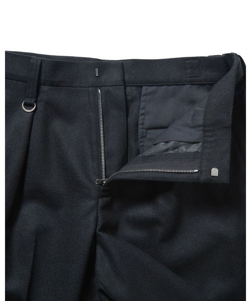SOPHNET.（ソフネット） ワイドパンツ スラックス FLANNEL WOOL 1TUCK