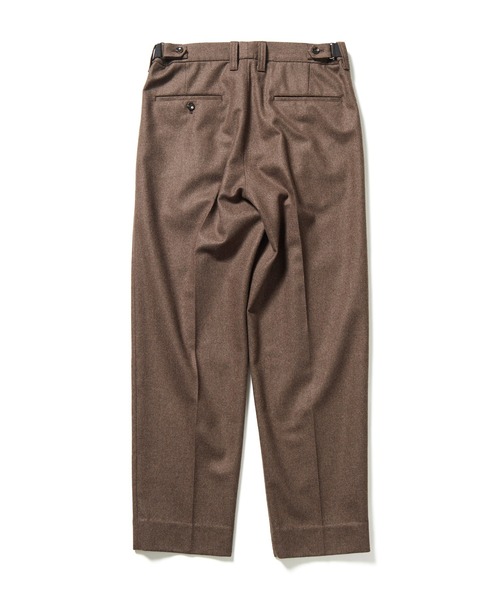 SOPHNET.（ソフネット） ワイドパンツ スラックス FLANNEL WOOL 1TUCK