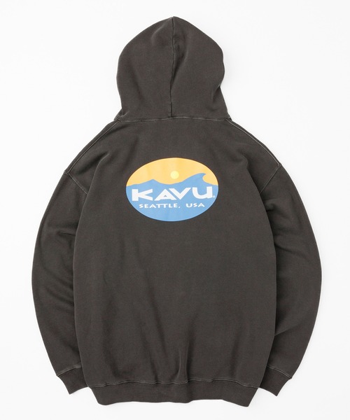 カブー(KAVU)スケートロゴパーカ 19822340ブルージーン(Men’s) カブー（KAVU）（メンズ）スケートロゴパーカ 19822340ブルージーン