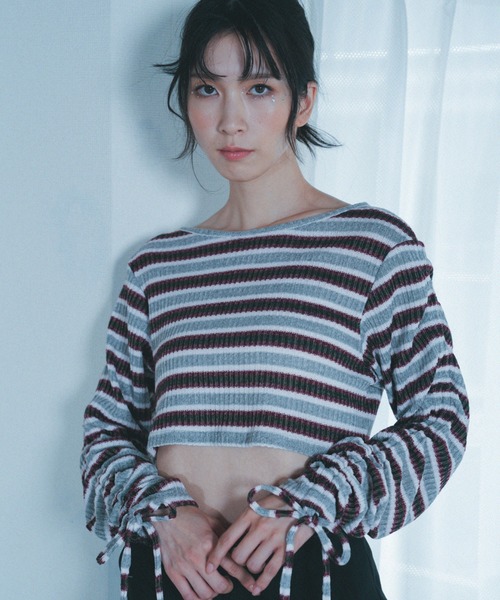 Elleです。 Nora Lily（ノラリリー） tシャツ 「Nora Lily」「elle」Shirring