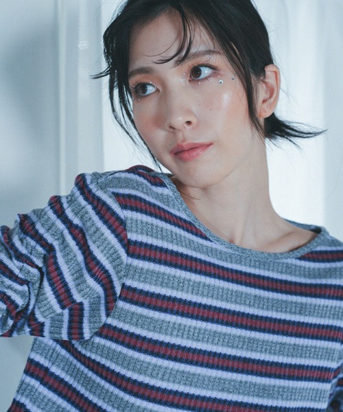 tシャツ 「Nora Lily」「elle」Ruffle Edge Swan Drape Top レディース セール】【Nora Lily】「elle」Ruffle Edge Swan Drape Top（T