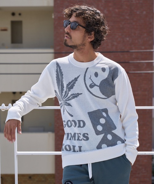 ROYAL FLASH（ロイヤルフラッシュ） セーター ニット STUD MUFFIN 