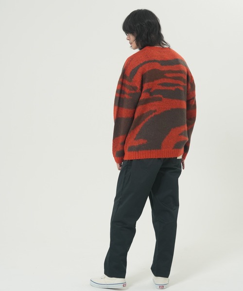 ROUGH TRADE セーター ニット モヘアライク クルーネック