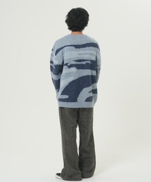 ROUGH TRADE セーター ニット モヘアライク クルーネック