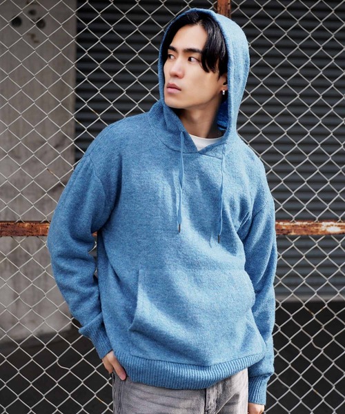 JIGGYS SHOP（ジギーズショップ） パーカー ふわもちニットプル
