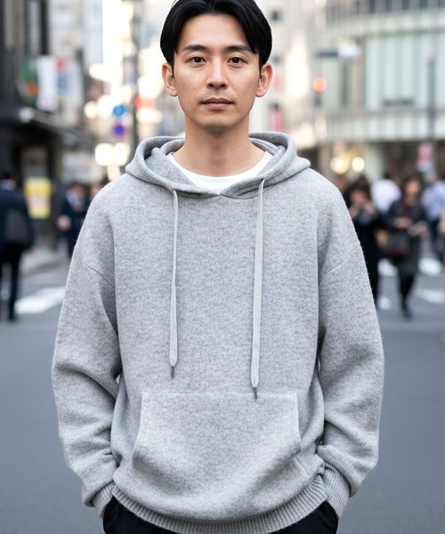JIGGYS SHOP（ジギーズショップ） パーカー ふわもちニットプル