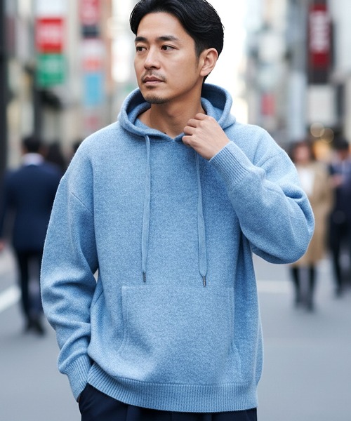 JIGGYS SHOP（ジギーズショップ） パーカー ふわもちニットプル