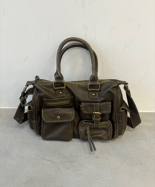ヴィンテージボストンバック WISH FOR EVER ボストンバッグ 2way VINTAGE DESIGN BOSTONBAG