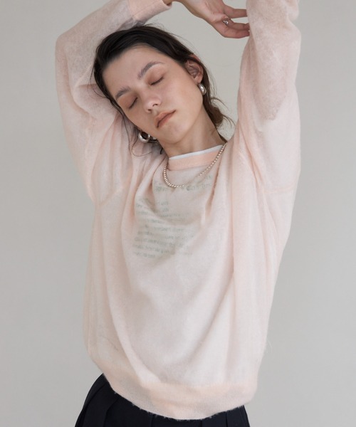 ニット セーター JERRYFISH SHEER MOHAIR KNIT PO レディース